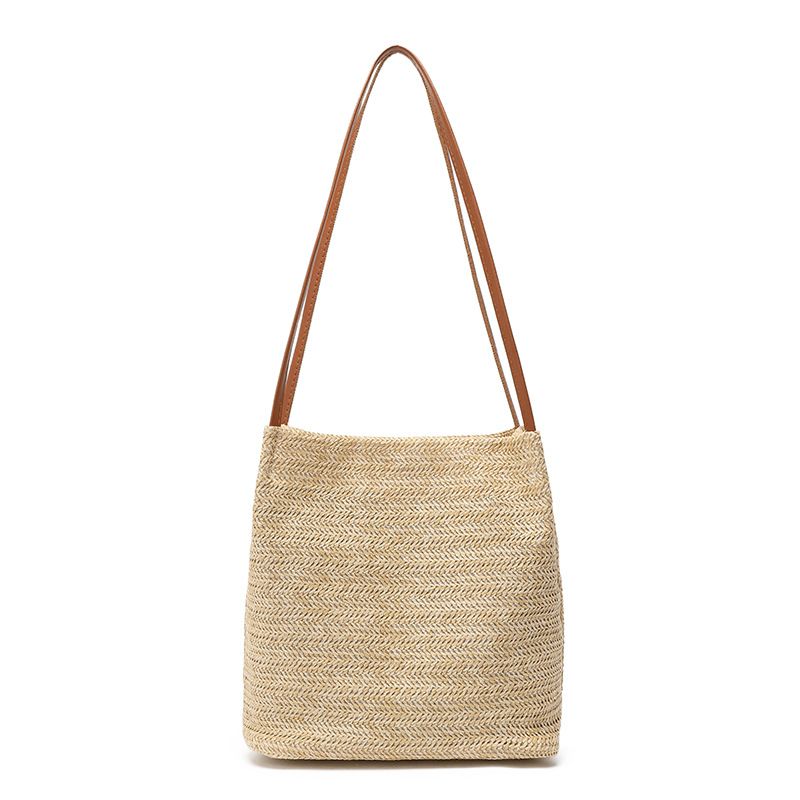 New Woven Straw Shoulder Bag - Women's Handbag (Bohemian Crossbody Purse, Summer Beach Bag, Lightweight & Stylish)_viptrois.com