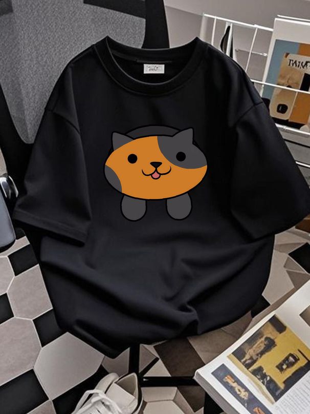 Spud The Cat Drawstring Bags Gym Bag Hot Lightweight Stylish Breathable Casual Slightly Versatile Graphic Summer Streetwear Homme_viptrois.com