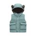 kid's clothing Monochrome cute hat children's vest Casual fashion sleeveless vest_viptrois.com