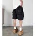 Men's Retro Cargo Shorts, Multi-Pocket Military Style Casual Loose Fit 5-Pocket Knee-Length Shorts For Summer_viptrois.com