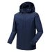 Men's Autumn Winter Loose Outdoor Waterproof Plush Thick Skiing And Mountaineering Couple Jacket_viptrois.com