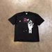 Heavyweight Pure Cotton Loose Short Sleeved T-Shirt Oversized "Escape From The Palm" Print For Couples Men And Women 250g_viptrois.com