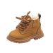 2025 Winter New Boys Classic Warm Martin Boots Girls Thick Leather Boots Children's Anti Slip Plush Cotton Boots_viptrois.com