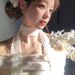 White Floral Lace Scarf Tie Ribbon Warmer Neck Accessory Spring Summer Style Atmosphere 2025 New Women_viptrois.com