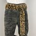 Retro Leopard Print Velvet Belt - Chunky Statement Waistband With Grommet Details For Bold Looks_viptrois.com