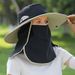 Women's 12CM Wide Brim Sun Hat - UPF 50+ Full Face & Neck Protection For Hiking & Travel (Summer Outdoor Essential)_viptrois.com