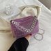 Chain Bag For Women Summer 2022 New Trendy Korean Version Bright Diamond Cylindrical Bag Full Of Diamonds Fashion Casual Shoulder Crossbody Bag_viptrois.com