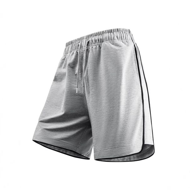Men's Clothing Sporty Versatile Casual Solid Color Shorts Loose Fit Drawstring Waist Quick Drying_viptrois.com