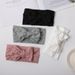 Europe and the United States ins Wind baby fontanelle hair band Bow soft not strangulation mark wide side baby hollow headband wholesale_viptrois.com