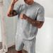 Men's Clothing Ins Short Sleeve Shorts Two Piece Sports Casual Sports Men's Suit_viptrois.com