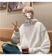 Autumn New Solid Color Basic Half Zipper Design, Niche Hooded Sweatshirt_viptrois.com