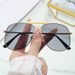 Men's Sunglasses Women's Toad Mirror Metal Large Frame Sunglasses New Sunglasses Ins Internet Celebrity Same Style Sunglasses_viptrois.com