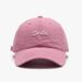 Letter Three-dimensional Embroidery Spring And Summer Soft Top Washed Women's Cap Versatile Fashion Cap_viptrois.com