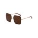 New Style Metal Square Frame Women's Sunglasses Personality Men's Sun Protection Sunglasses_viptrois.com