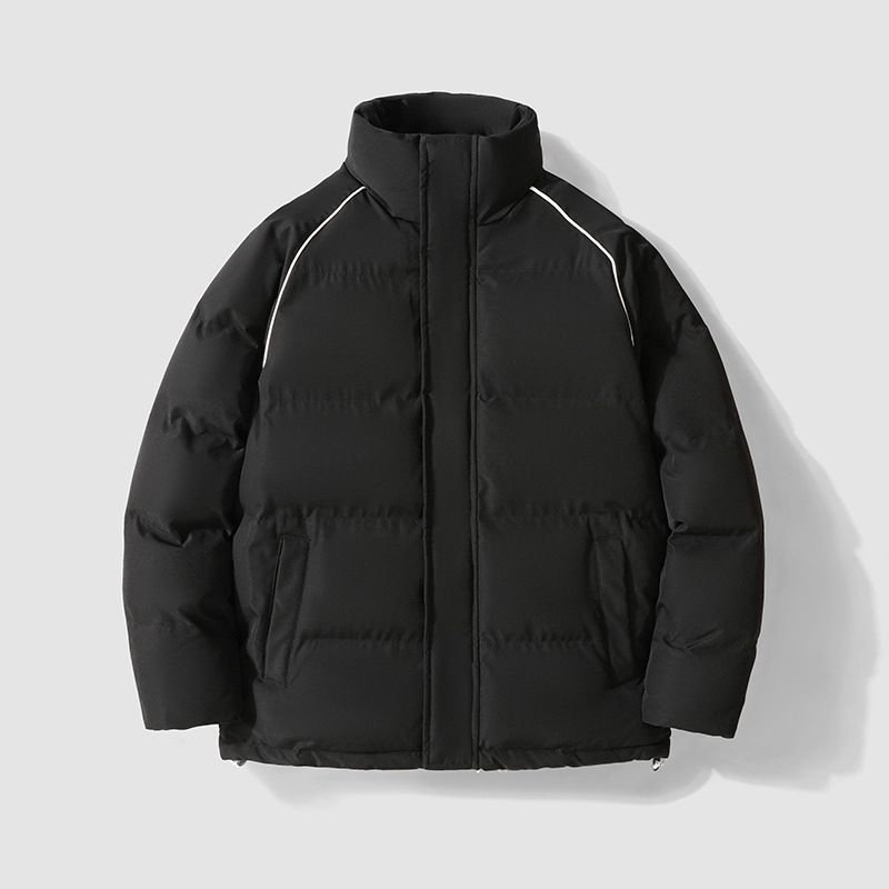 "Men's Heavyweight Cotton Jacket – Streetwear Winter Coat With Reinforced Stitching (Green/Khaki/Black/Dark Gray, M-6XL)"_viptrois.com
