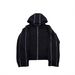 Y2k Retro Print Hoodie – Vintage-Inspired Oversized Pullover With Drop Shoulder (Unisex Streetwear, Polyester, Black/Grey, S-Xl)_viptrois.com