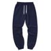 Men's Clothing High Street Men's Solid Color Sweatpants Sports Pants For Youth Fashion Comfortable Fit Casual Trousers_viptrois.com
