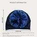 Women's new turban hat with large flowers, Middle Eastern turban hat, stretch fabric pullover hat, classic flower decoration, fashion party_viptrois.com