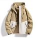 Men's Clothing Outdoor Jacket Splash Proof Detachable Outdoor Mountaineering Travel Jacket_viptrois.com