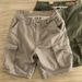 Men's Clothing Workwear Shorts - Oversized Vintage Washed Cotton Cargo Pants Mid-Length (Black/Khaki/Green) - Relaxed Streetwear_viptrois.com