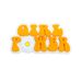 New Cute Little Fresh Flowers Sunflower Shoes Flower Shoe Buckle Small Daisy Shoes Accessories Accessories_viptrois.com