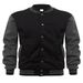 Fashion European-USA Style Baseball Uniform European Code Outerwear Jacket Men's Stand Collar Splicing Single-Breasted Long Sleeve Slim Sweatshirts_viptrois.com