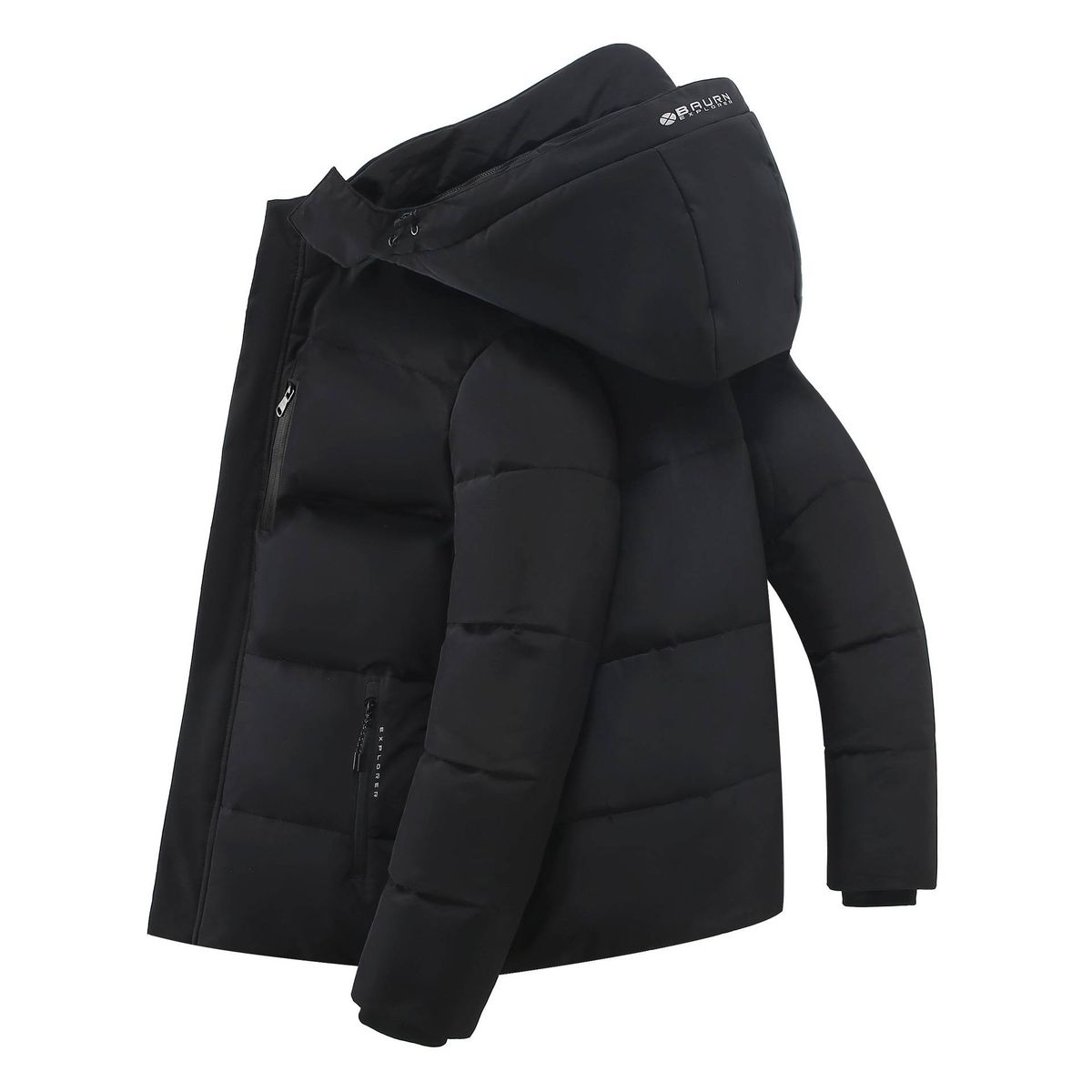 New Short Men's Cold-proof Jacket For Middle-aged And Elderly Men, Winter Outdoor Hooded Jacket_viptrois.com