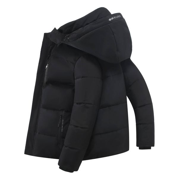 New Short Men's Cold-proof Jacket For Middle-aged And Elderly Men, Winter Outdoor Hooded Jacket_viptrois.com