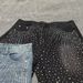 Men's Rhinestone-Studded Denim Shorts – Loose Fit Hip-Hop Cargo Pants With Patchwork Pockets (S-XL, Black/Blue, Non-Stretch Cotton)_viptrois.com