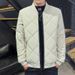 2024 Winter New Korean Style Men's Coat Casual Loose Plus Size Hoodless Stand Collar Cotton Jacket_viptrois.com