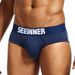 Men's New Cotton Solid Color Sexy High Quality Triangle Underwear Fashion Business Youth Briefs_viptrois.com