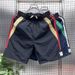 Men's Clothing Summer Color Matching Quick Drying Casual Shorts For Men Trendy And Versatile Loose Shorts For Beach Sports_viptrois.com