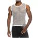 2025 New Men's Sexy Mesh Top - Short Sleeve (Long Sleeve, Sleeveless)_viptrois.com