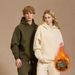 Men's Oversized Fleece-Lined Hoodie – 350GSM Heavyweight Streetwear Pullover, Drop Shoulder, Ribbed Hem (S-2XL)_viptrois.com