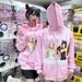 2024 Cartoon Box Comic Girl Print Hooded Pullover Sweatshirt Casual Loose New Style_viptrois.com