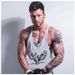 Men's Clothing Personalized Original Wings Printed Sports Leisure Fitness Tank Top_viptrois.com