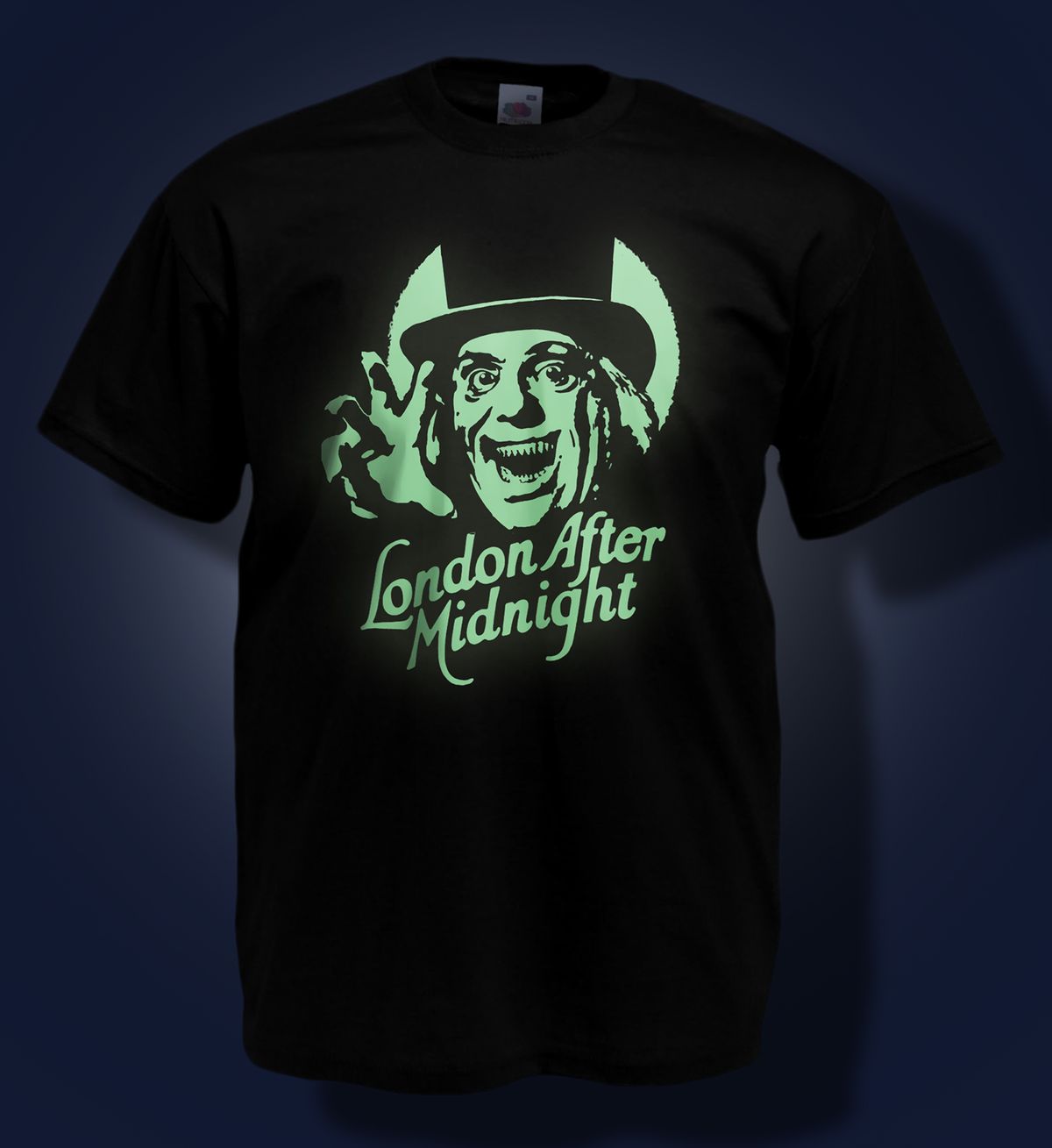 Halloween 100% Cotton T-shirt Mens Tees Top Glow In The Dark - London After Midnight - Horror - Lon Chaney_viptrois.com