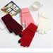 Autumn and winter gloves pineapple gloves cycling warm plus velvet touch screen students windproof warm cold Korean style knitted gloves_viptrois.com