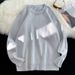 Men’s Casual Pullover Sweater – Soft Anti-Pilling Acrylic Knit (White/Brown/Red/Gray/Black, M-3XL)_viptrois.com