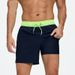 New Men's Beach Pants Quick-Drying Double-Layer Swim Pants Printed Casual Sports Shorts_viptrois.com