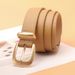 New simple, personalized, versatile women's belt, fashionable and high-end pin buckle belt, women's decorative jeans, women's belt_viptrois.com