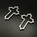 Heavy Industry Cross Keychain Hollow Jewelry Pendant Original Design Zinc Alloy High End_viptrois.com
