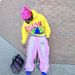 2Y Fashion American Vintage High Street Tooling Double Waist Sweatpants Leaf Camouflage Heavy Industry Striped Loose Wide Leg Pants European And Ameri_viptrois.com