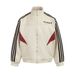 American High Street Three-Stripe Stand Collar Cardigan Sweatshirt Men's Personality Loose Patchwork Color-Block Spring_viptrois.com