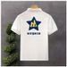 Men's Clothing Short Sleeve Simple T Shirt Loose Lapel Top_viptrois.com