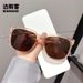 popular 2024 recommended light luxury style fashion trend men's sunglasses women's driving uv protection outdoor letter metal framel sunglasses_viptrois.com