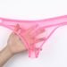 Pulse European And American Men's Underwear Classic See-through Fine Mesh Large Size U-shaped Design Single Thong Men_viptrois.com