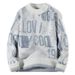 Soft Waxy Sweater Men's Autumn And Winter Trendy Brand Cartoon Sweater Thickened Warm Knitted Bottoming Shirt_viptrois.com