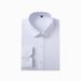 Men's Clothing New Tencel Cotton Long Sleeved Non Iron Anti Wrinkle Business Professional Women's White Shirt_viptrois.com