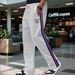 Unisex Retro Sport Pants - American Classic Color Block Sweatpants | Relaxed Fit With Elastic Waist_viptrois.com
